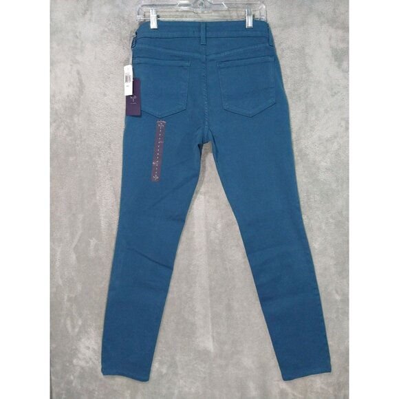 NYDJ Jeans Pants Womens 4 Blue Skinny Legging Lift Tuck Stretch Mid Rise - Picture 2 of 11